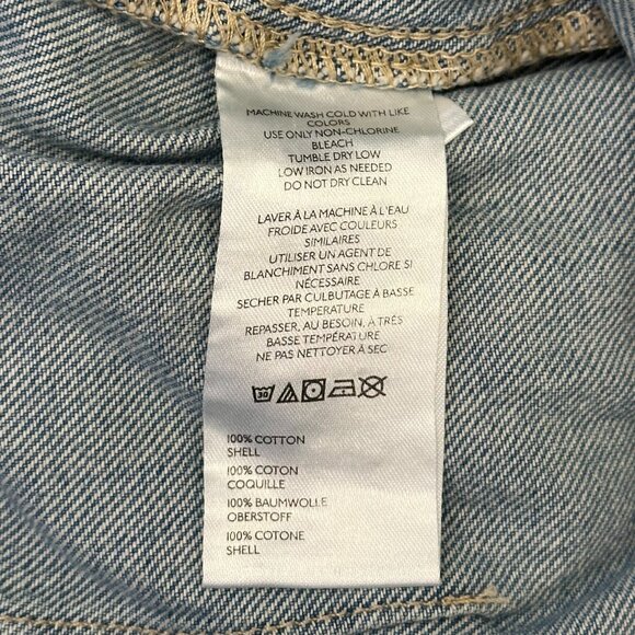 Free People Light Blue Denim Skort - Picture 16 of 16